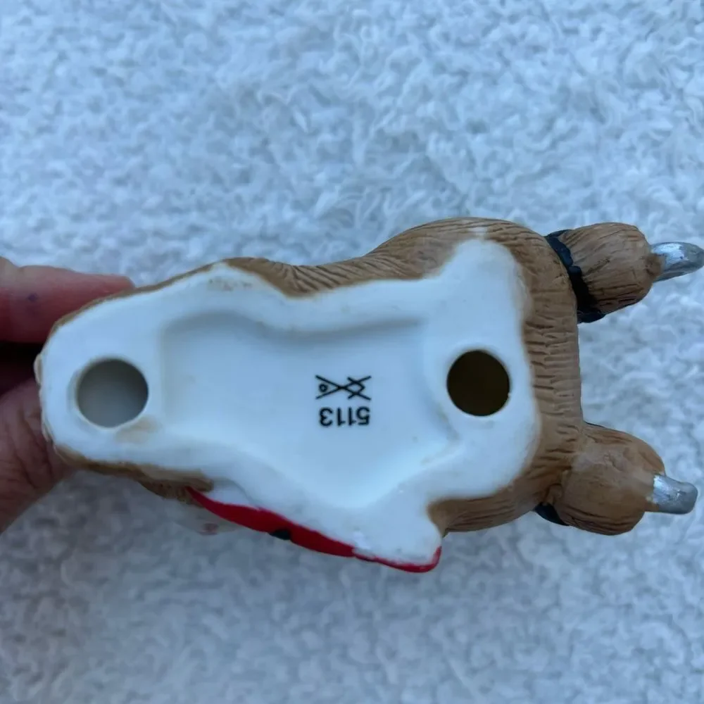 Set of 3 Adorable Vintage Homco Porcelain Ice Skating Winter Mice‎